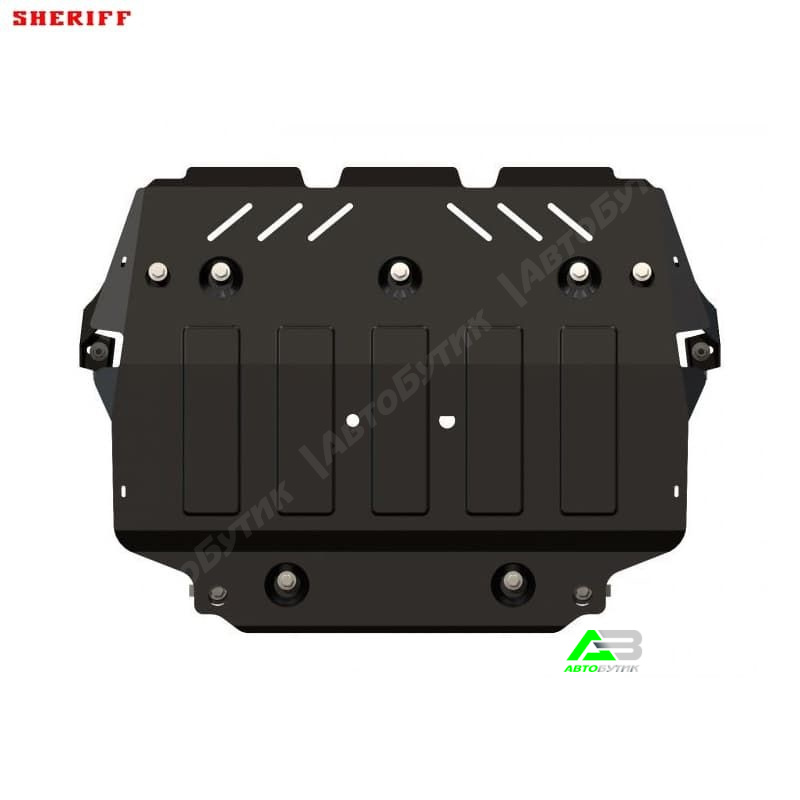 Защита картера двигателя и КПП SHERIFF для Chrysler Neon, Сталь 2 мм, арт. 04.0494