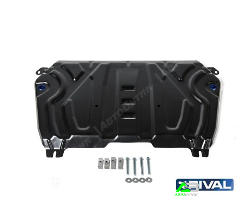 Защита картера двигателя и КПП Rival для Lexus ES, Сталь 2 мм, арт. 11195182