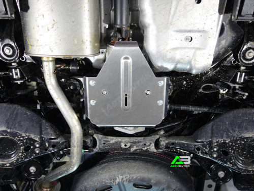 Защита заднего дифференциала TCC для Toyota Highlander, Алюминий 4 мм, арт. ZKTCC00297