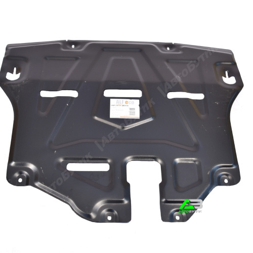 Защита картера двигателя и КПП ALFeco для Hyundai Tucson, Сталь 2 мм, арт. ALF1037st