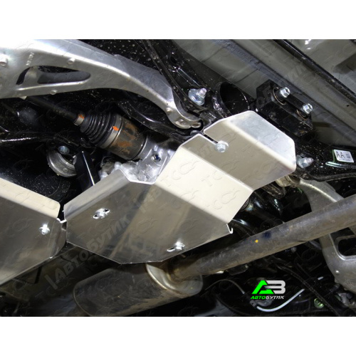Защита дифференциала TCC для Honda CR-V, Алюминий 4 мм, арт. ZKTCC00343