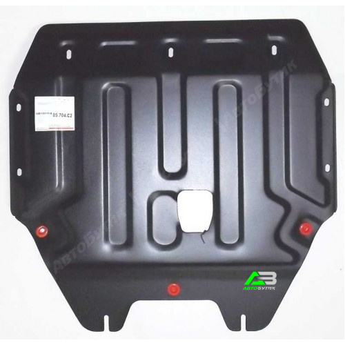 Защита картера двигателя и КПП ALFeco для Toyota Vanguard, Сталь 2 мм, арт. ALF2498st
