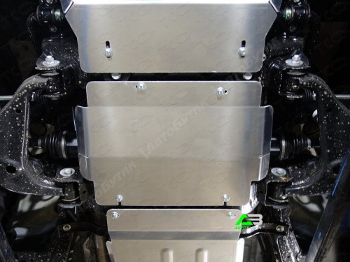 Защита картера двигателя TCC для Toyota Hilux, Алюминий 4 мм, арт. ZKTCC00030