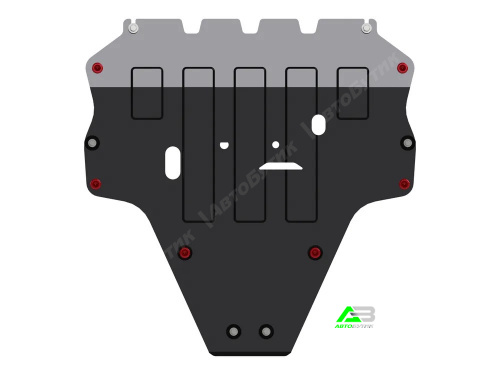 Защита картера двигателя и КПП SHERIFF для Infiniti QX50, Сталь 2,5 мм, арт. 15.3927