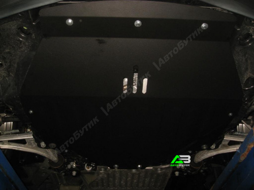 Защита картера двигателя и КПП ALFeco для Acura MDX, Сталь 2 мм, арт. ALF5101st