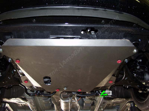 Защита картера двигателя и КПП SHERIFF для Honda FR-V, Алюминий 5 мм, арт. 09.0747