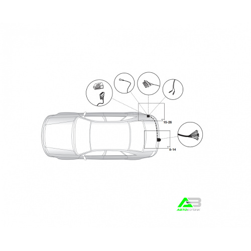 Блок согласования Mercedes-Benz E-Класс IV (W212, S212, C207) 2013-2016 рестайлинг Универсальный 13pin, арт.21040518