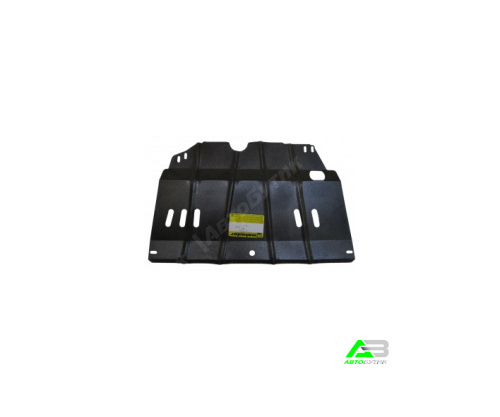 Защита картера двигателя и КПП Motodor для Citroen C3 Picasso, Сталь 2 мм, арт. 01609