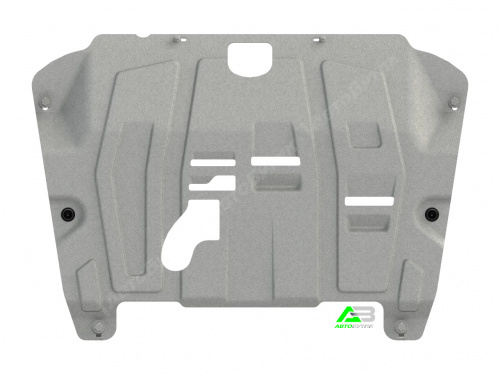 Защита картера двигателя и КПП SHERIFF для Toyota Highlander, Алюминий 3 мм, арт. 24.2058 CP