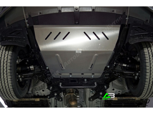Защита картера двигателя и КПП TCC для Chery Tiggo 7 Pro, Алюминий 4 мм, арт. ZKTCC00449