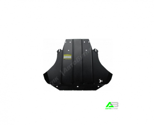Защита картера двигателя и КПП Motodor для Audi A8, Сталь 2 мм, арт. 00134