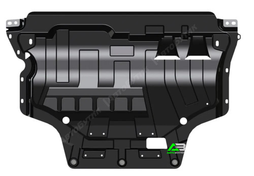 Защита картера двигателя и КПП SHERIFF для Skoda Kodiaq, Сталь 1,8 мм, арт. 21.3333