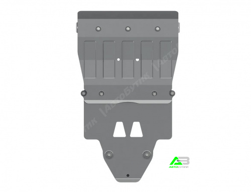 Защита картера двигателя и КПП SHERIFF для Audi A6 allroad, Алюминий 4 мм, арт. 02.3026