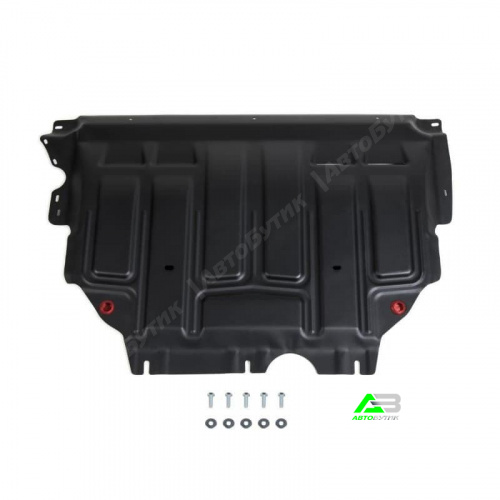 Защита картера двигателя и КПП АвтоБроня для Audi A3, Сталь 1,8 мм, арт. 111.05128.1
