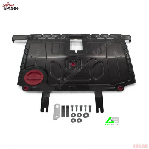Защита картера двигателя и КПП АвтоБроня для Toyota Corolla, Сталь 1,8 мм, арт. 111.09531.1