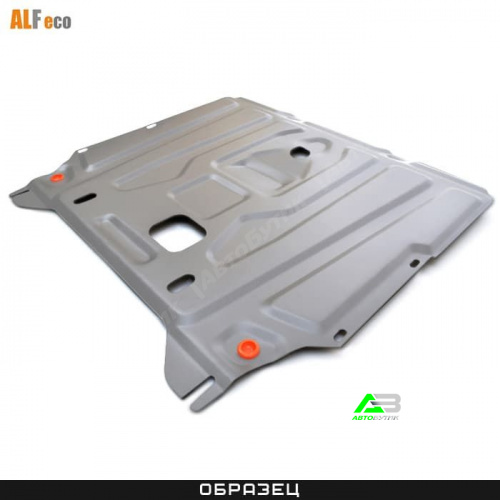 Защита картера двигателя и КПП ALFeco для Mitsubishi ASX, Алюминий 4 мм, арт. ALF1402al