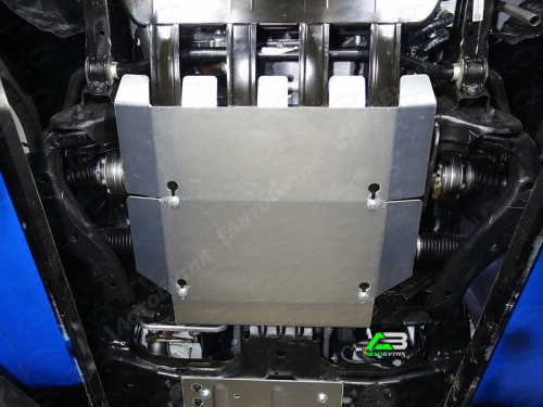 Защита картера двигателя TCC для Volkswagen Amarok, Алюминий 4 мм, арт. ZKTCC00212