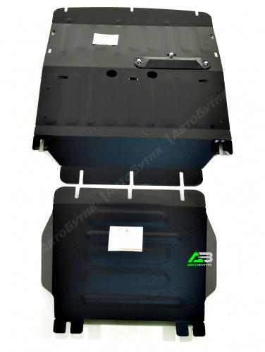 Защита картера двигателя и КПП ALFeco для Hyundai Grand Starex, Сталь 2 мм, арт. ALF1052st