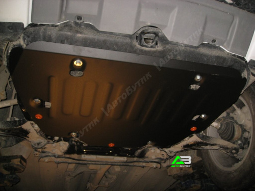 Защита картера двигателя и КПП ALFeco для Land Rover Freelander, Сталь 2 мм, арт. ALF3811st