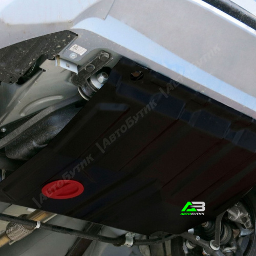 Защита картера двигателя и КПП АвтоБроня для LADA (ВАЗ) Granta, Сталь 1,8 мм, арт. 1.06016.1