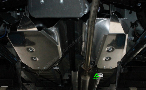 Защита топливного бака TCC для Toyota RAV4, Алюминий 4 мм, арт. ZKTCC00421
