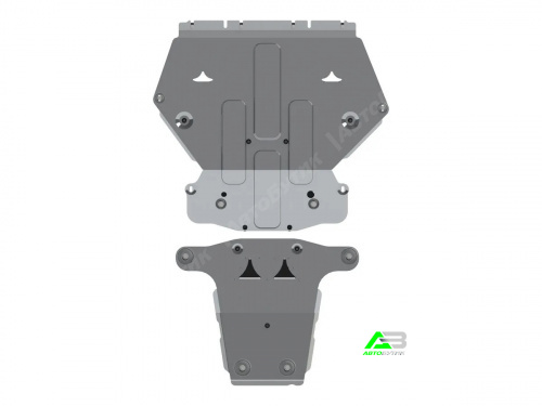Защита картера двигателя и КПП SHERIFF для Audi A8, Алюминий 4 мм, арт. 02.3761