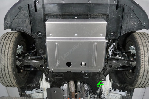 Защита картера двигателя и КПП TCC для EXEED TXL, Алюминий 4 мм, арт. ZKTCC00468