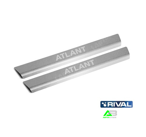 Накладки порогов RIVAL (2 шт.) Sollers Atlant (2022-)