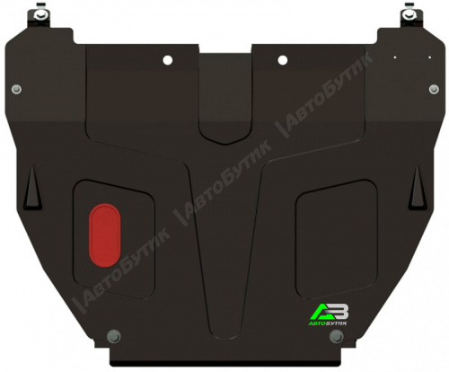 Защита картера двигателя и КПП SHERIFF для Hyundai Accent, Сталь 2 мм, арт. 10.0642