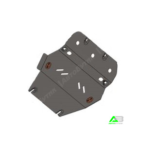 Защита радиатора ALFeco для Isuzu D-MAX, Сталь 2 мм, арт. ALF6001st