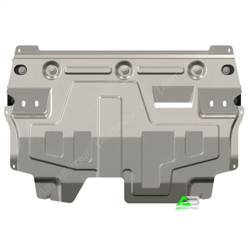 Защита картера двигателя и КПП SHERIFF для Audi A1, Алюминий 4 мм, арт. 02.2419 V2