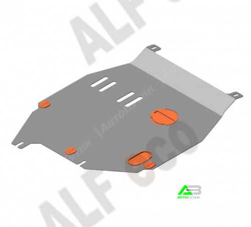 Защита картера двигателя и КПП ALFeco для Honda Airwave, Сталь 2 мм, арт. ALF0940st