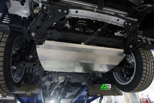 Защита картера двигателя и КПП TCC для Toyota Highlander, Алюминий 4 мм, арт. ZKTCC00013
