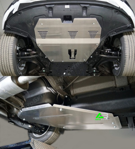 Комплект защит TCC для Hyundai Tucson, Алюминий 4 мм, арт. ZKTCC00497K