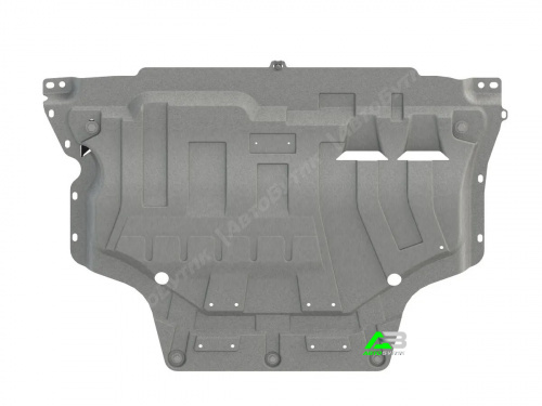 Защита картера двигателя и КПП SHERIFF для Audi A3, Алюминий 3 мм, арт. 26.2681 V1