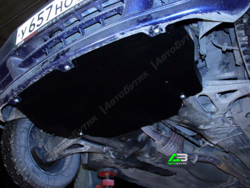 Защита картера двигателя и КПП SHERIFF для Renault Twingo, Сталь 2 мм, арт. 18.0525