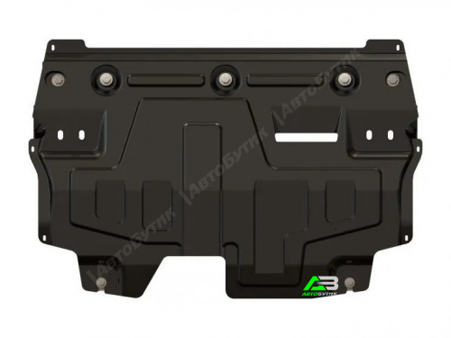 Защита картера двигателя и КПП SHERIFF для Audi A1, Сталь 1,8 мм, арт. 02.2088 V1