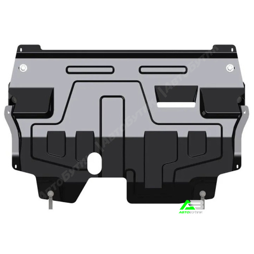 Защита картера двигателя и КПП SHERIFF для Audi A1, Сталь 1,5 мм, арт. 02SL9001V1
