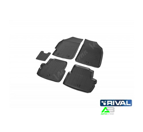 Коврики в салон Rival Chevrolet Spark (M300) 2020- 1 рестайлинг, арт. 11006001