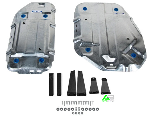 Защита топливного бака Rival для Toyota RAV4, Оцинкованная сталь 1,5 мм, арт. ZZZ95351