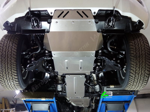 Защита картера двигателя TCC для Lexus LX, Алюминий 4 мм, арт. ZKTCC00035