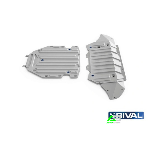 Защита картера двигателя и КПП Rival для Audi Q7, Алюминий 3 мм, арт. K33303501