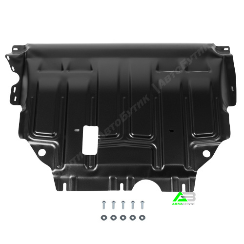 Защита картера двигателя и КПП AutoMax для Audi A3, Сталь 1,4 мм, арт. AM51282