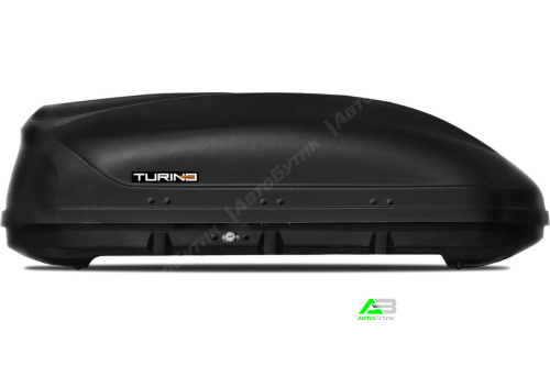 Бокс-багажник на крышу аэродинамический черный Turino Compact 360 л