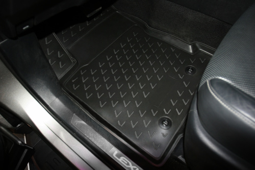 Коврики в салон Lexus NX I 2014-2017, полиуретан Element, Черный, Арт. NLC.29.35.210k