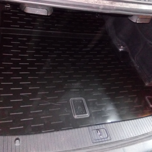 Коврик в багажник Mercedes-Benz E-Класс IV (W212) 2009-2013 Седан, полиуретан Aileron, Черный, комплектация Elegance Арт. 72533