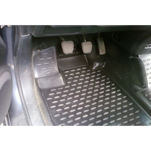 Коврики в салон Honda FR-V 2004-2009 Минивэн, полиуретан Element, Черный, Арт. NLC.18.24.210k