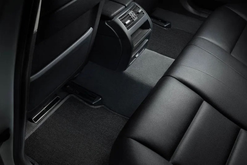 Коврики в салон Audi A3 IV (8Y) 2020- Хэтчбэк 5 дв., текстильные Seintex Lux, Черный, Арт. 86217
