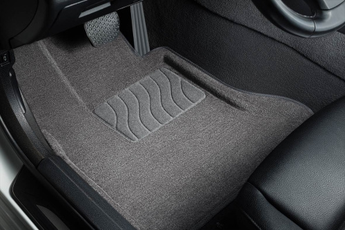 Коврики в салон Land Rover Discovery Sport I (L550) 2014-2019, 3D ткань Seintex , Серый, Арт. 91120