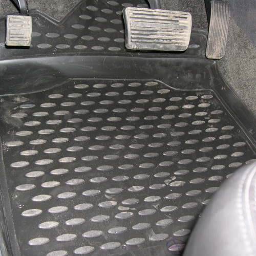 Коврики в салон Chevrolet Tahoe III (GMT900) 2006-2014 Внедорожник 5 дв., полиуретан Element, Черный, Арт. NLC.07.03.210k
